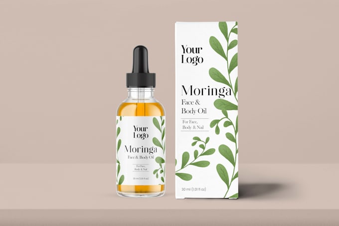 do expert essential oil label, box, and cbd label design