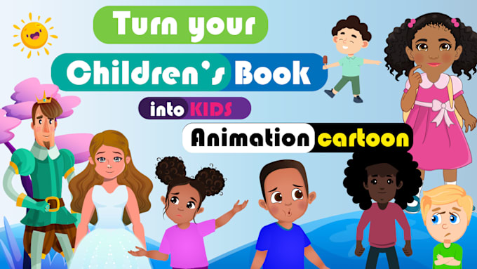turn your kids book into animated cartoon