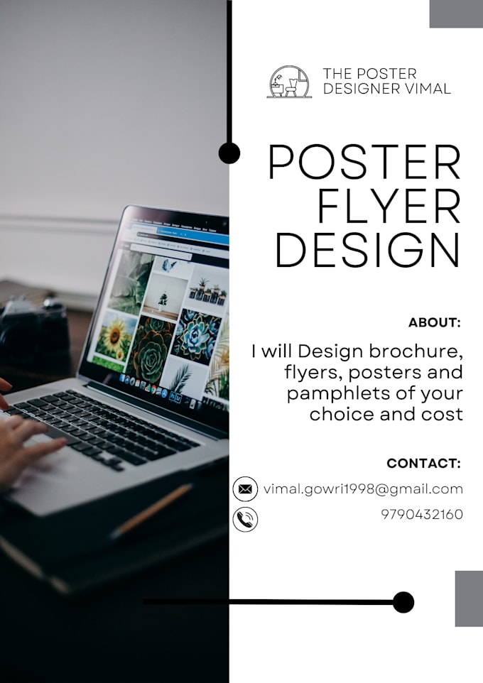 Design flyer poster at your cost by Vimal_shanmugam Fiverr