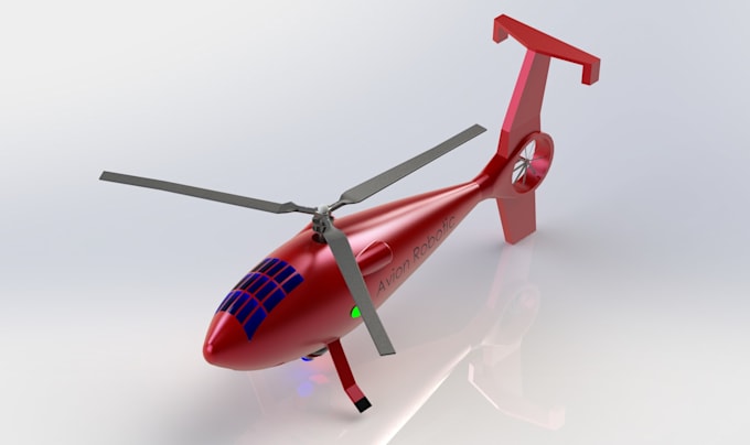 do 3d design, animation and simulation for drones, copters, planes