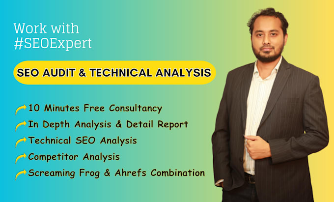 do screaming frog technical SEO audit report with action plan