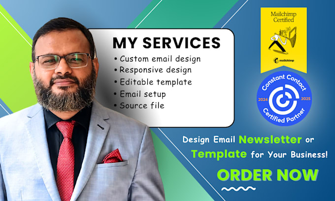 design email newsletter template for your business