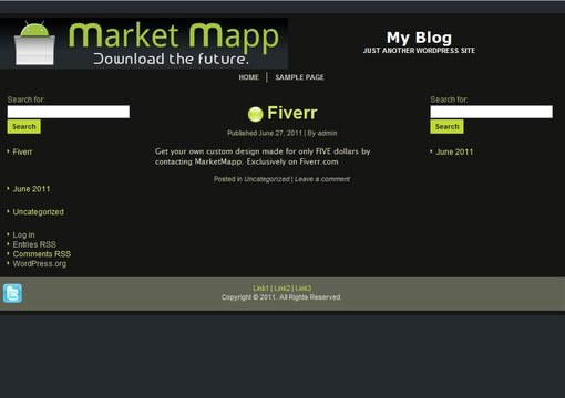 design you a basic WORDPRESS template