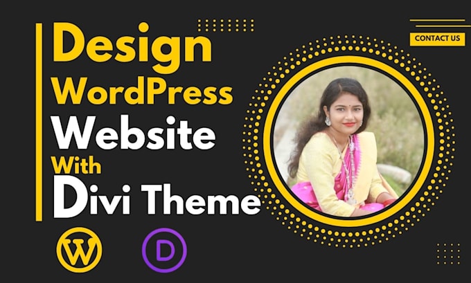 design wordpress website with divi theme, divi builder