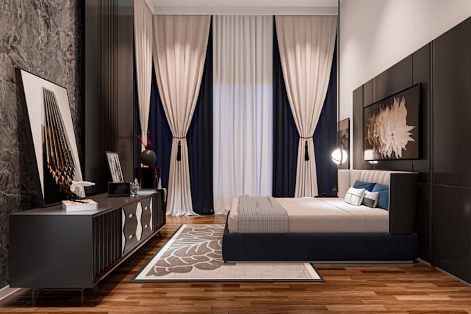 do interior and exterior design, 3d rendering walkthrough by sketchup,d5 render