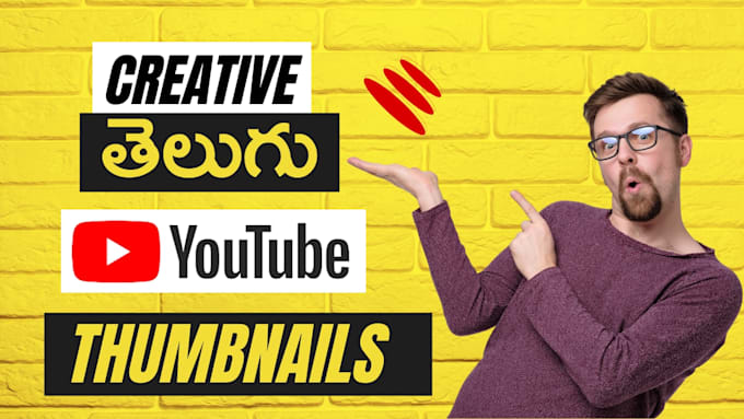 do creative telugu youtube thumbnails