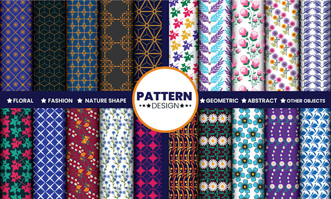 design seamless patterns for textile