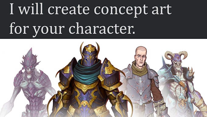 create concept art of your character