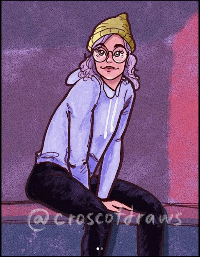 Draw a digital character from your description by Croscotdraws Fiverr