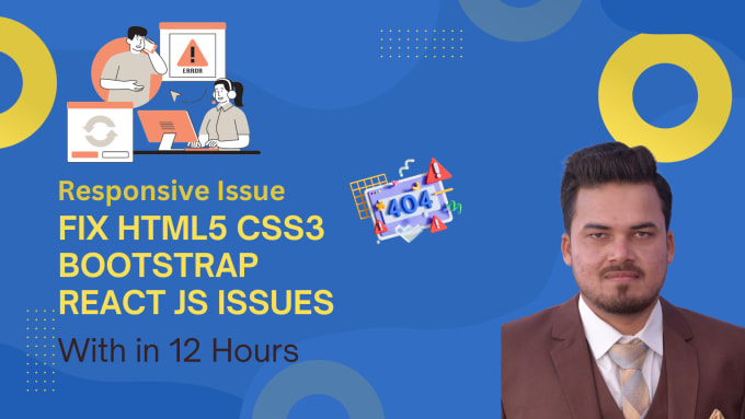 Masterfully solve html, css, bootstrap, and reactjs issues by Mws786422 ...