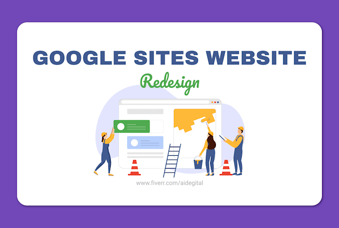 professionally redesign your google sites website