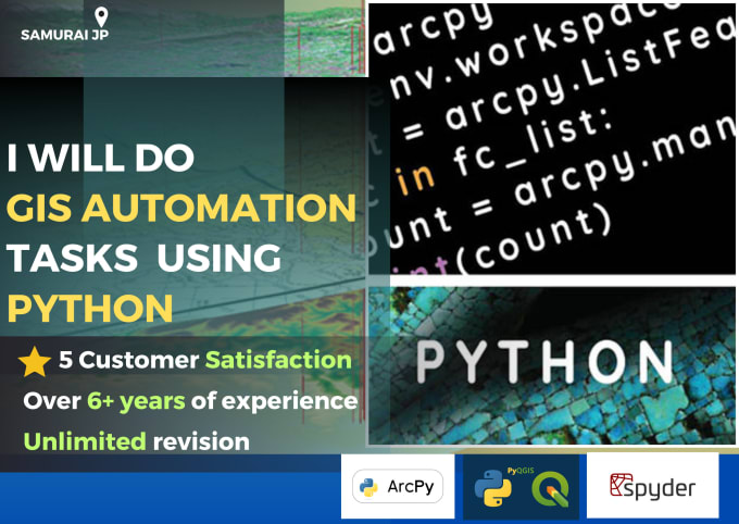 Do gis automation tasks using python for arcgis and qgis by Samuraijp ...