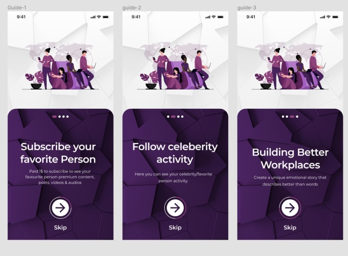 Convert figma xd psd design to react native mobile app screens by ...