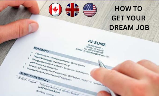 write ats resume, CV for UK, canada, and federal jobs that gets you hired