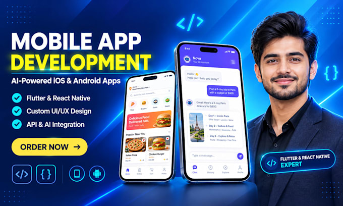 do mobile app development for ios and android
