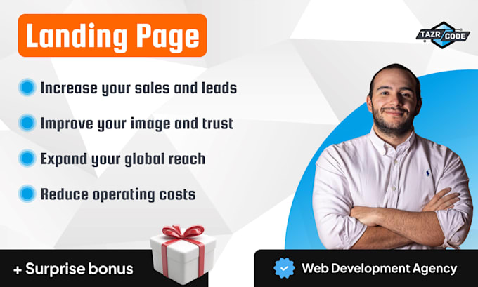 landing pages to capture leads and increase sales