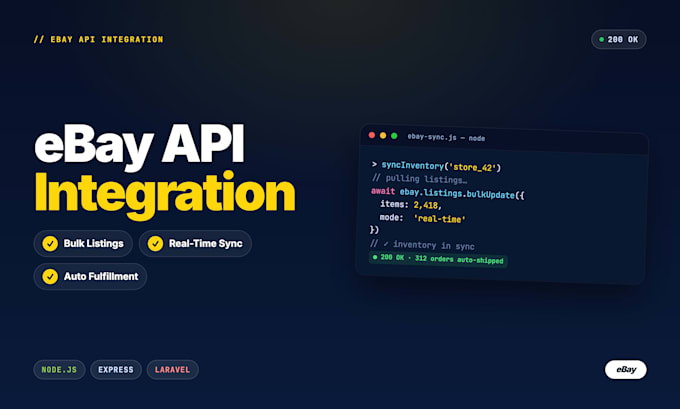 integrate ebay API and automate your business