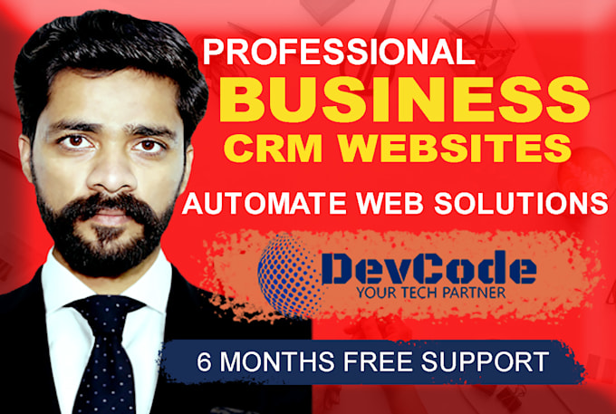 develop fully custom CRM using PHP laravel codeigniter