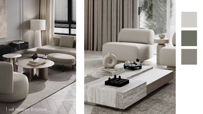 design a luxury concept and mood board for your dream home