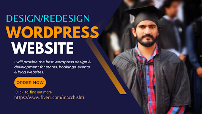 create wordpress website design and development