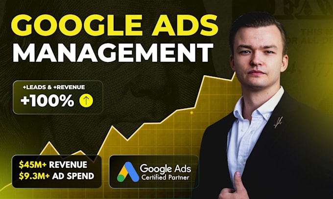 set up google ads PPC and be your high roas campaign manager