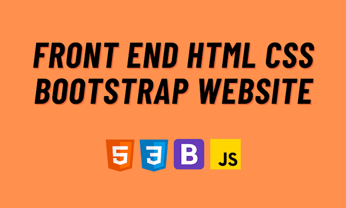 Design front end html css bootstrap website for you by Sawood_khan4 ...