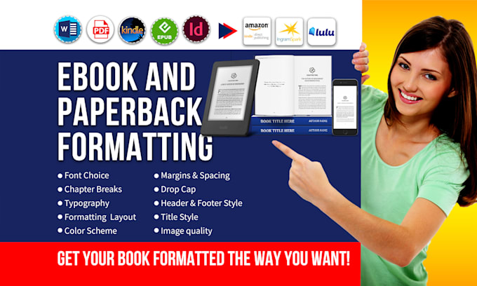 format your ebook for kindle and paperback