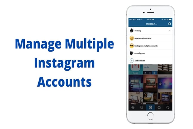 manage your instagram accounts