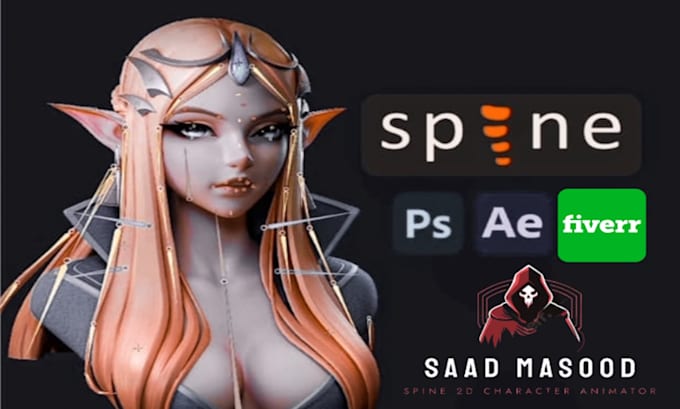 animate your 2d game character in spine pro