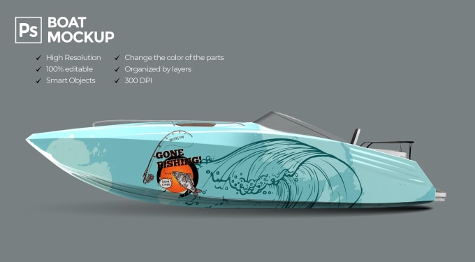 Autoanhänger für ein Boot 3D-Modell - Herunterladen Fahrzeuge on