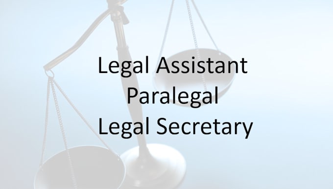 be your law firms legal assistant