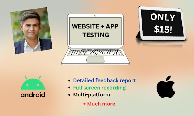 do website testing, beta testing, app testing, uat, and QA