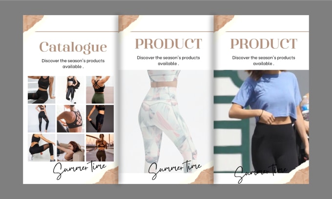 Design product catalog and trifold brochure by Junaid_design63 | Fiverr