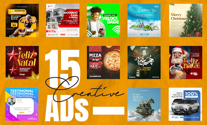 create unique social media poster, social media post facebook, instagram ads