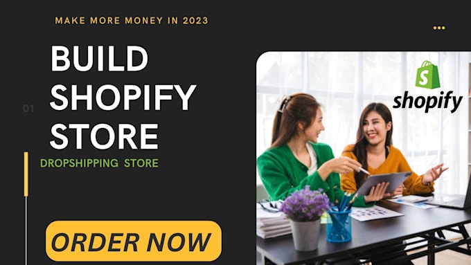Create shopify dropshipping store design build automated ecommerce ...