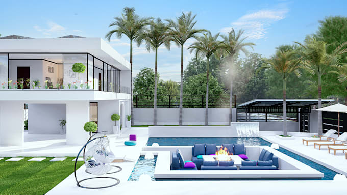 do frontyard, backyard, pool, garden design affordable price