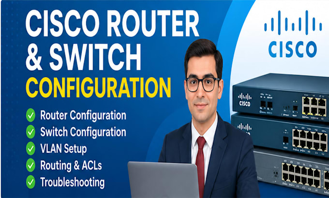 configure and troubleshoot cisco routers switches and vlans
