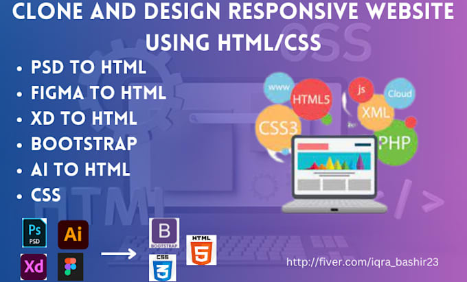 Convert xd, figma, psd and sketch into responsive html,css and ...