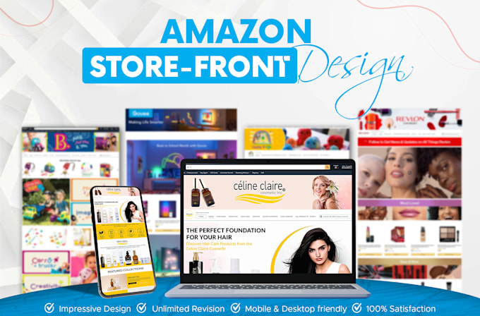 create your amazon brand store or storefront design