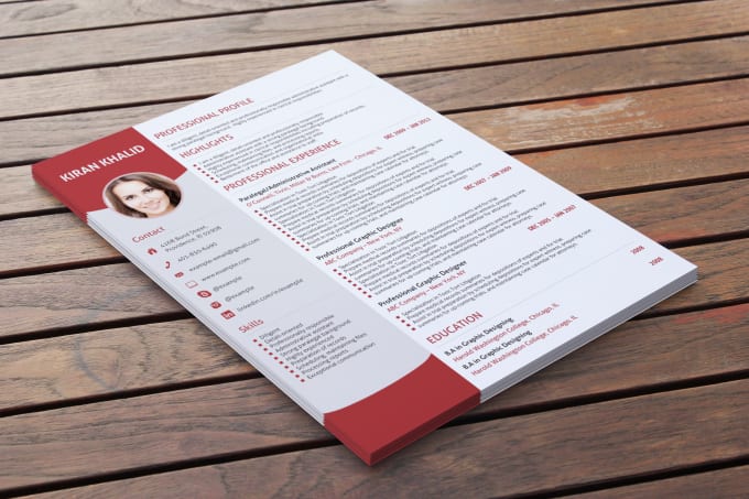 design a beautiful resume for you
