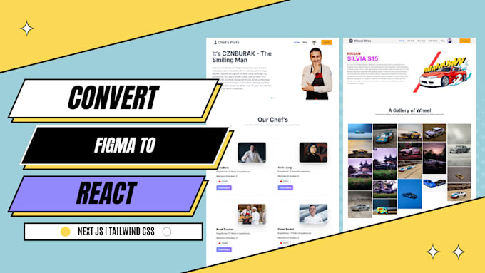 Convert figma to react or next js using tailwind css by Rubayet_hasan ...