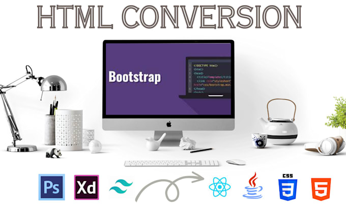 Code psd xd figma to responsive html5 css bootstrap let transform ...