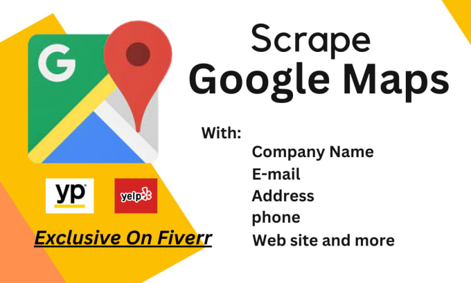 scrape google map or b2b lead generation
