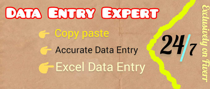 Data entry, copy paste, data entry excel by Abdul_moktadir | Fiverr