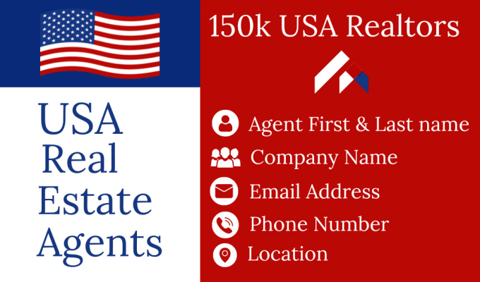provide USA real estate agents, realtors leads