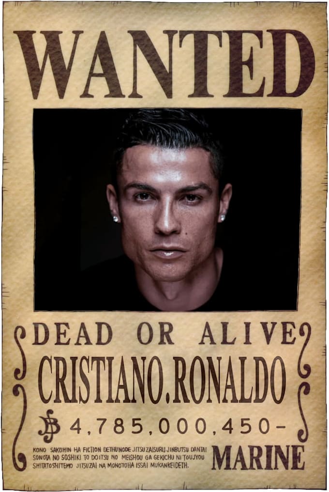 draw you into one piece original wanted poster