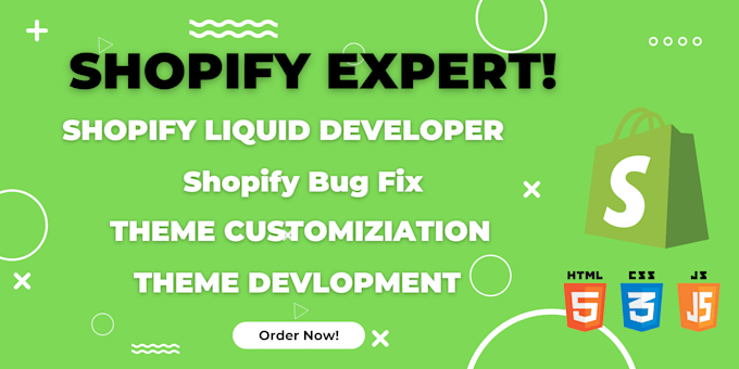 be your shopify liquid developer and custom coding developer