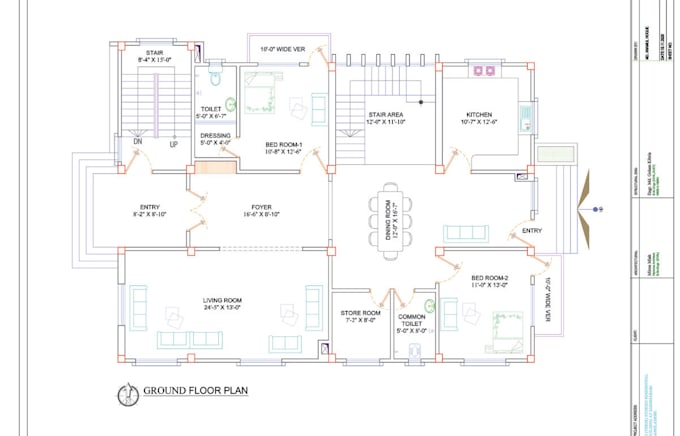Prepare any 2d design of floor plan by Alam_692 | Fiverr