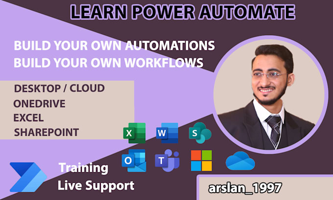teach power automate desktop, cloud and excel automation