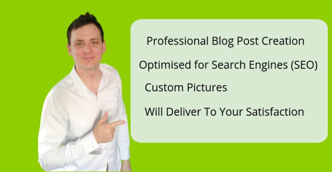 create a SEO optimised blog post for you on any topic